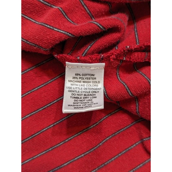 Greg Norman Play Dry Golf Polo Shirt Mens Size Large L‎ Red Gray Striped - Picture 9 of 9